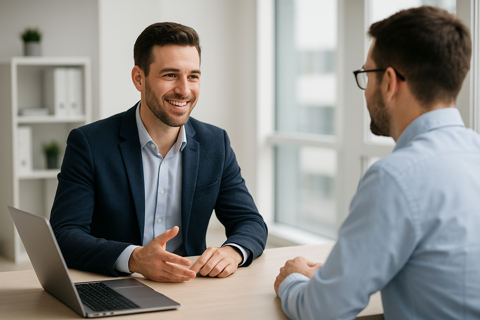 Consulente con cliente